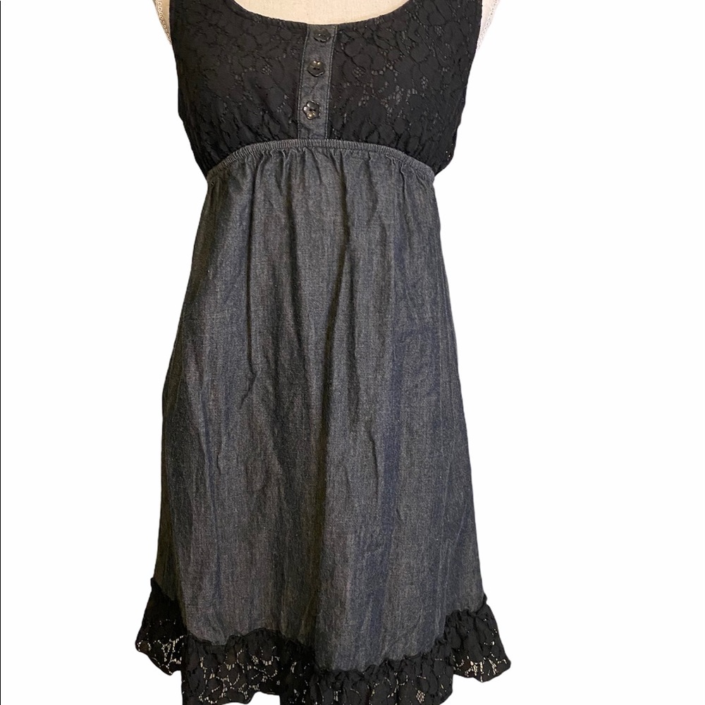 Black and lace racerback dress Medium